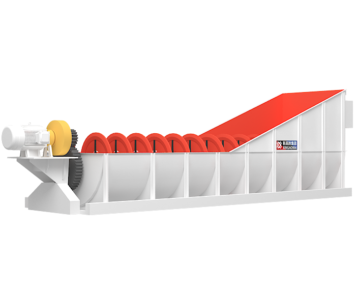 Спиральная машина для мойки песка