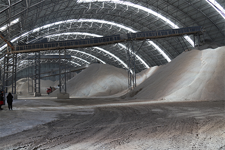 Крупномасштабная линия по производству песка производительностью 1200 т/ч в России.